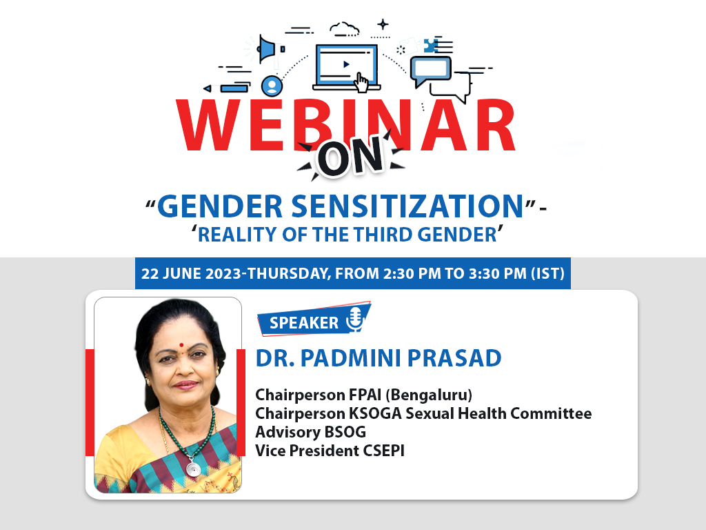 Webinar on "Gender Sensitization" - 'Reality of the Third Gender'.